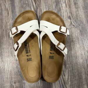 Birkenstock White Strap Sandals